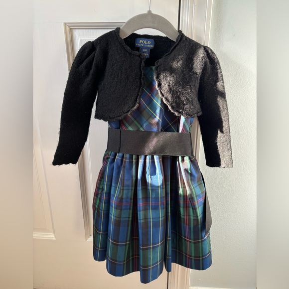 Ralph Lauren Plaid Dress 3T - Picture 4 of 5